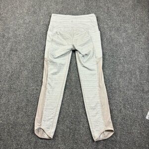 ATHLETA Women’s Heathered Grey Textured Crop Athletic Leggings size: XS